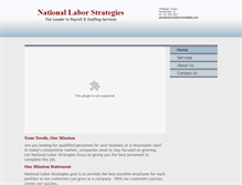 Tablet Screenshot of nationallaborstrategies.com